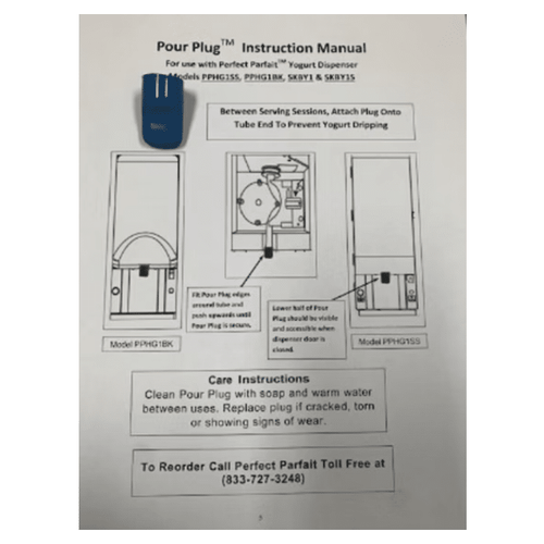 Blue Caps – Perfect Parfait Dispenser Part